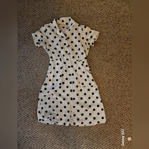 Vintage style polka dot dress